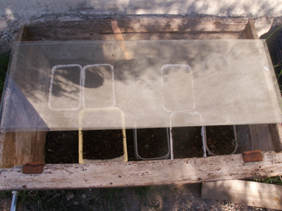 very basic cold frame very basic cold frame