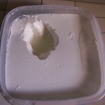 yoghurt (sour homemade yogurt used as the 'starter')